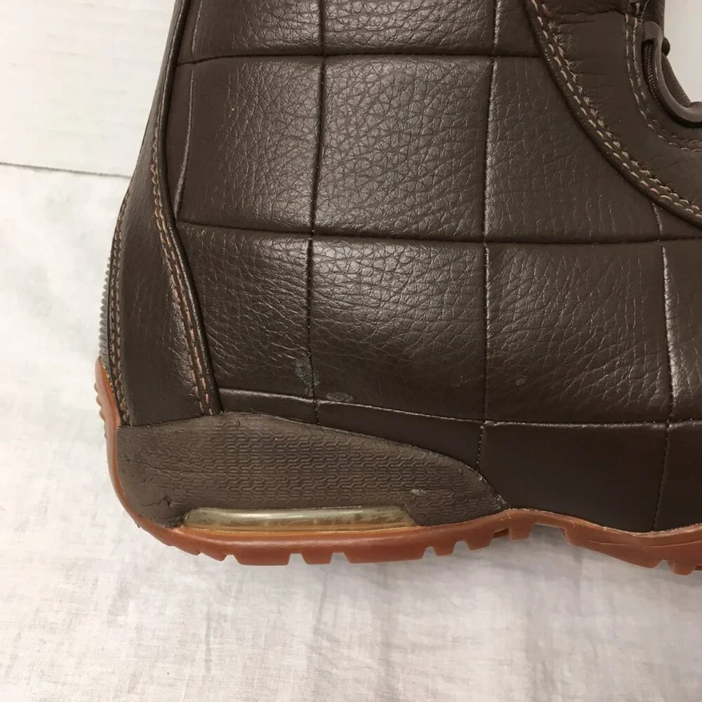 Burton Ion Snowboard Boots! 8.5 Brown Synthetic Leather Top of Line EXCELLENT